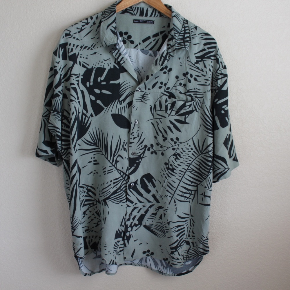Mens Bershka Island Shirt